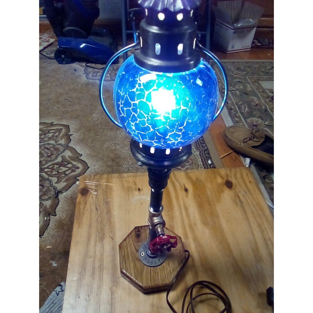 Handmade Steampunk Electric Lantern